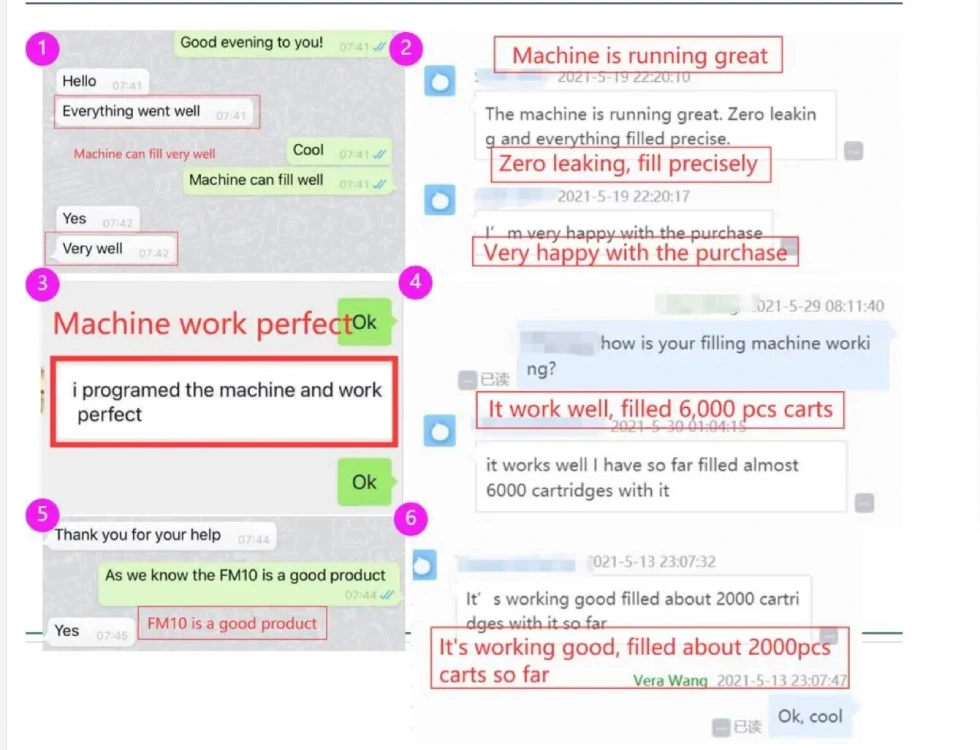 vape tip filling machine customer testimonials