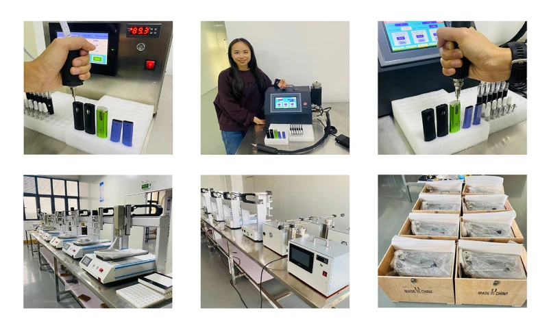 liquid cartridge filling machine workplace display